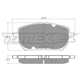 Köp Bromsbelägg av TOMEX brakes TX 13-70 till det låga priset 220,09 kr