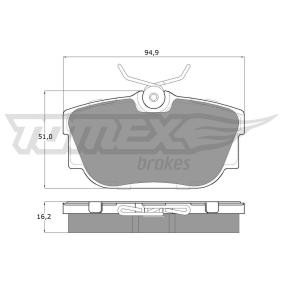 Köp Bromsbelägg av TOMEX brakes TX 13-90 till det låga priset 363,46 kr