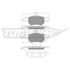 Köp Bromsbelägg av TOMEX brakes TX 15-30 till det låga priset 661,66 kr