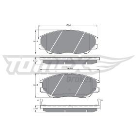 Comprar Juego de pastillas de freno de TOMEX brakes TX 17-09 a bajo precio de 33,17 €