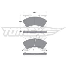 Köp Bromsbelägg av TOMEX brakes TX 17-77 till det låga priset 324,77 kr