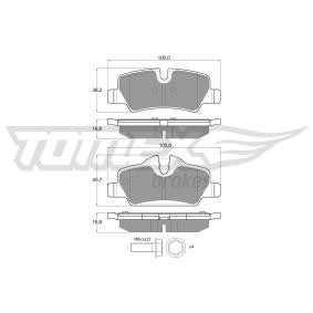 Köp Bromsbelägg av TOMEX brakes TX 17-83 till det låga priset 443,02 kr