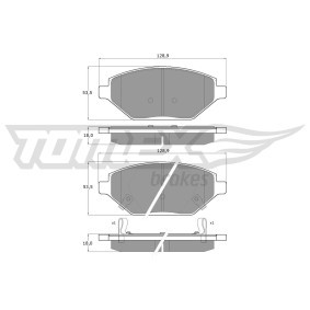 Acquista Kit pastiglie freni da TOMEX brakes TX 17-89 a buon mercato per soli 30,64 €