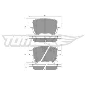 Acquista Kit pastiglie freni da TOMEX brakes TX 17-94 a buon mercato per soli 31,98 €