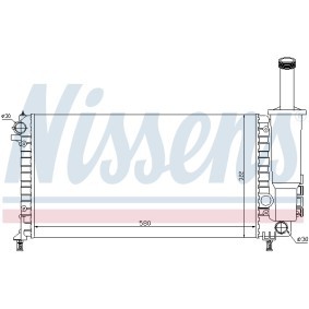Achetez des Radiateur du moteur NISSENS 691950 à prix pour 91,45 €
