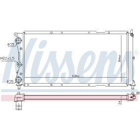 Achetez des Radiateur du moteur NISSENS 692019 à prix pour 111,99 €