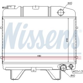 Achetez des Radiateur du moteur NISSENS 694050 à prix pour 139,11 €