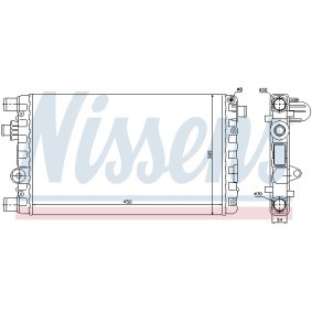 Achetez des Radiateur du moteur NISSENS 694750 à prix pour 63,69 €