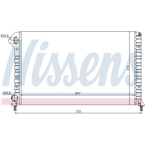 Achetez des Radiateur du moteur NISSENS 695766 à prix pour 81,24 €