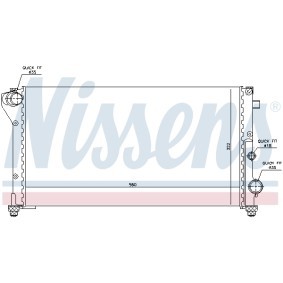 Achetez des Radiateur du moteur NISSENS 696707 à prix pour 98,36 €