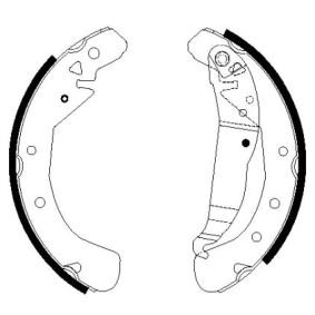 Bremsensatz, Trommelbremse 8DB 355 022-491