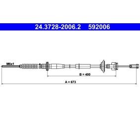 Acquista Cavo frizione da ATE 24.3728-2006.2 a buon mercato per soli 33,65 €