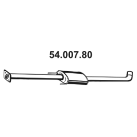 Mittelschalldämpfer 54.007.80