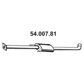 Mittelschalldämpfer 54.007.81