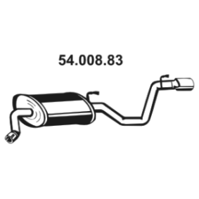 Endschalldämpfer 54.008.83