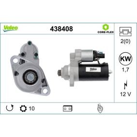 Köp Startmotor av VALEO 438408 till det låga priset 2502,96 kr