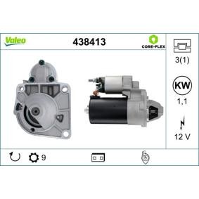 Köp Startmotor av VALEO 438413 till det låga priset 2591,17 kr