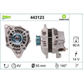 Köp Generator av VALEO 443123 till det låga priset 2149,06 kr