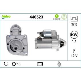 Köp Startmotor av VALEO 446523 till det låga priset 1890,33 kr
