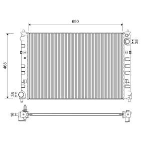 Achetez des Radiateur du moteur VALEO 701203 à prix pour 98,53 €