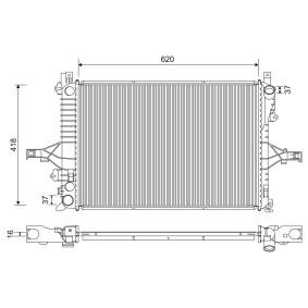 Acquista Radiatore motore da VALEO 701233 a buon mercato per soli 101,29 €