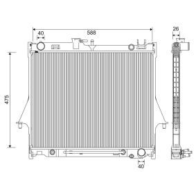Achetez des Radiateur du moteur VALEO 701234 à prix pour 124,34 €