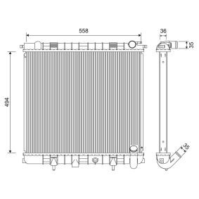 Kjøp Radiator, motorkjøling av VALEO 701261 til den lave prisen 1860,88 NOK