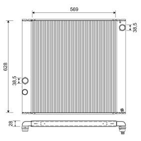 Kjøp Radiator, motorkjøling av VALEO 701270 til den lave prisen 3557,56 NOK