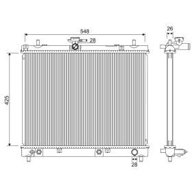Achetez des Radiateur du moteur VALEO 701346 à prix pour 142,68 €