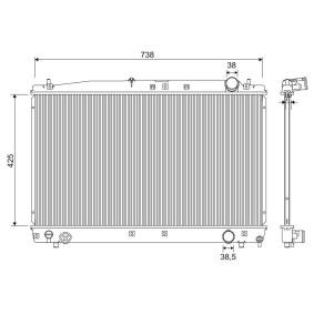 Acquista Radiatore motore da VALEO 701349 a buon mercato per soli 108,64 €