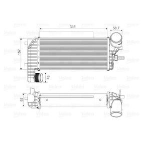 Köp Intercooler av VALEO 818604 till det låga priset 1017,07 kr