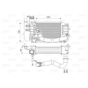 Köp Intercooler av VALEO 818655 till det låga priset 1623,62 kr