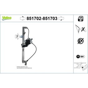 Fensterheber von VALEO für Corsa Mk II (C) Schrägheck (X01) günstig online kaufen
