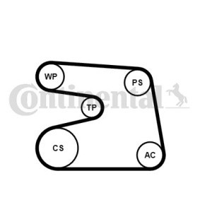 Acquista Pompa acqua + Kit cinghia Poly V da CONTITECH 6PK1873WP2 a buon mercato per soli 205,66 €