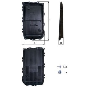 Achetez des Kit de filtre hydraulique, boîte automatique KNECHT HX 184KIT à prix pour 141,38 €