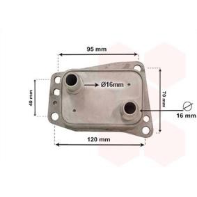 Achetez des Radiateur d'huile VAN WEZEL 18013719 à prix pour 41,32 €