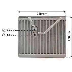 Verdampfer, Klimaanlage 8201V702