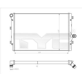 Achetez des Radiateur du moteur TYC 702-0024-R à prix pour 101,32 €