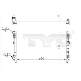Acquista Radiatore motore da TYC 737-0071-R a buon mercato per soli 108,73 €