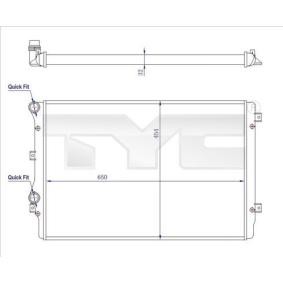 Acquista Radiatore motore da TYC 737-0072-R a buon mercato per soli 84,22 €