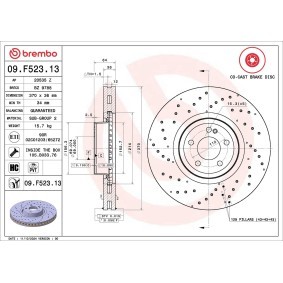 Comprar Pinza de freno de BREMBO F 06 269 a bajo precio de 143,40 €