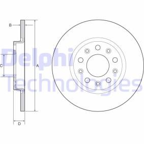 Compre Disco de travão da DELPHI BG4960C a um preço baixo por 42,19 €