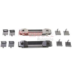 Compre Kit de acessórios, pastilhas de travão da METZGER 109-0029 a um preço baixo por 17,24 €