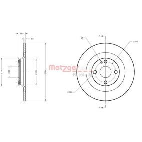 Achetez des Disque de frein METZGER 6110833 à prix pour 22,37 €