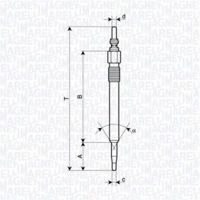 Köp Glödstift av MAGNETI MARELLI 062900128304 till det låga priset 273,01 kr