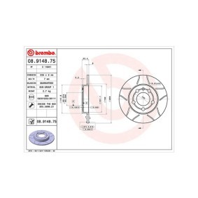 Köp Bromsskiva av MAGNETI MARELLI 360406013205 till det låga priset 1130,23 kr