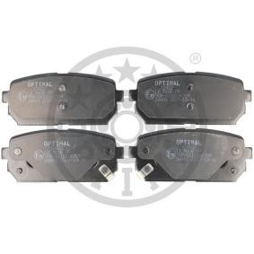 Köp Bromsbelägg av OPTIMAL BP-12482 till det låga priset 1306,48 kr