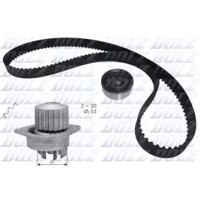 Achetez des Kit de distribution + pompe à eau DOLZ KD120 à prix pour 55,39 €