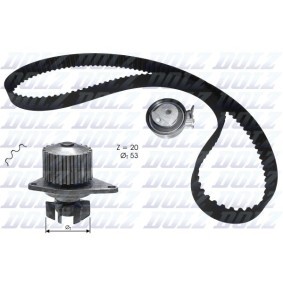 Achetez des Kit de distribution + pompe à eau DOLZ KD134 à prix pour 62,16 €