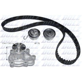 Achetez des Kit de distribution + pompe à eau DOLZ KD137 à prix pour 112,53 €